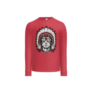 Heathered Long Sleeve Tee — CT Football and Cheerleading
