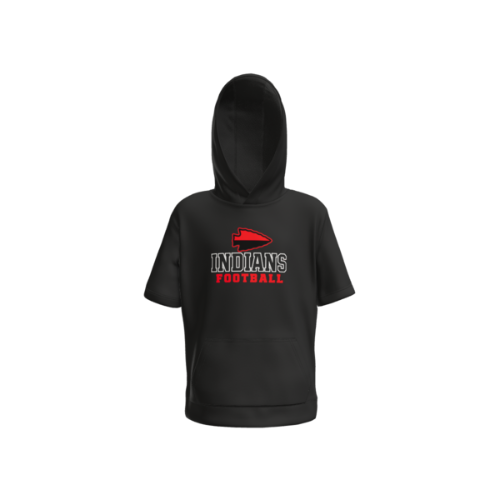 Short-Sleeve Hoodie (Moisture-Wicking) — CT Football and Cheerleading