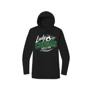 Women's Cowl Neck Sweatshirt — NS Lady Cougar Soccer