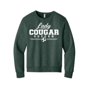 Unisex Fleece Crewneck — NS Lady Cougar Soccer